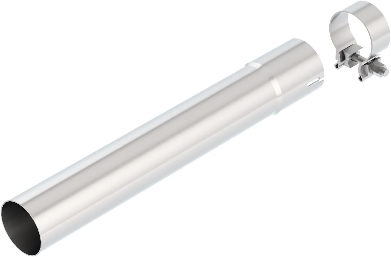 Borla 60593 Exhaust Pipe Extension 2.5 in. T-304 Stainless Steel Exhaust Pipe Extension