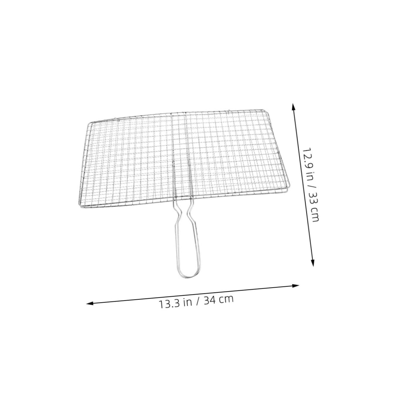 Happyyami Grill Basket Folding Net Multipurpose Cooking Broiler for BBQ Campfire Grilling Equipment