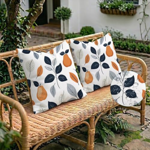 Taie décorative extérieur haut de gamme aspect lin blanc 80 x 80 - 5