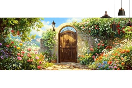 Kit complet de broderie diamant fleur pour décorer un grand salon moderne - 2