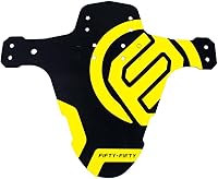 Vista 13 de FIFTY-FIFTY Guardabarros para Bicicleta de Montaña, Guardabarros MTB, Guardabarros de Bicicleta Compatible Delantero y Trasero, Compatible