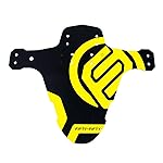 FIFTY-FIFTY Mountain Bike Fender, MTB Mudguard, Front and Rear Compatible, Fits 26, 27.5, 29, Plus Size and Fat Bike Wheel Sizes(Yellow)