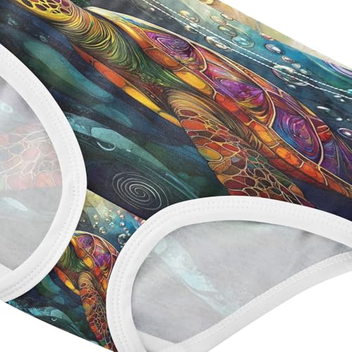 Colorful Sea Turtles Toddler Girls's Underwear 2T 202b89034