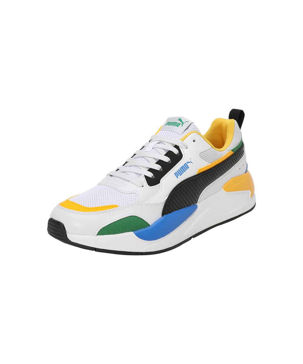 Puma Unisex-Adult X-Ray 2 Square White-Black-Silver Mist-Archive Green Sneaker - 8 UK (37310891) (B0D6VRHHJQ) Amazon Price History, Amazon Price Tracker
