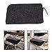 DOITOOL 2pcs Felt Tool Storage Organizer Bag for Clay Sculpture Zipper Pouch Reinforced Stitching for Pottery and Art Supplies