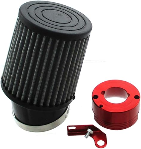 TC-Motor Filtro Rojo Adaptador Pila Para Honda 11Hp 13Hp GX340 GX390 Clone Engine Go Kart Predator 301cc 420cc Carros de Golf Barcos Barcos