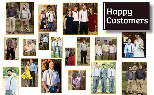 Image of Dibi Suspenders for Men - Adjustable X back Suspender with 4 Strong Clips