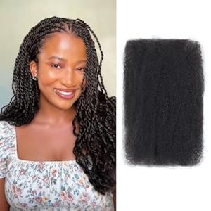 Afro Kinkys Bulk Human Hair, 16 inc...