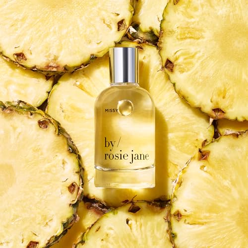 Image of By Rosie Jane Eau De Parfum (Missy) - Non-Toxic, Clean Perfume for Women - Notes of Coconut, Green Mandarin, Pineapple & Frangapani - Paraben & Phthalate-Free Body & Hair Perfume - Vegan (50ml)