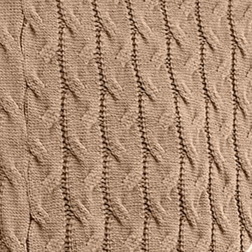 Angxiwan Strickjacke Strickjacke Gestreift Strickpullover Offene Feinstrickpullover Winter Herbst Dicke Strickmantel mit Taschen Flauschiger Langarm Damenstrickjacke Sweatshirt Damen Baumwolle