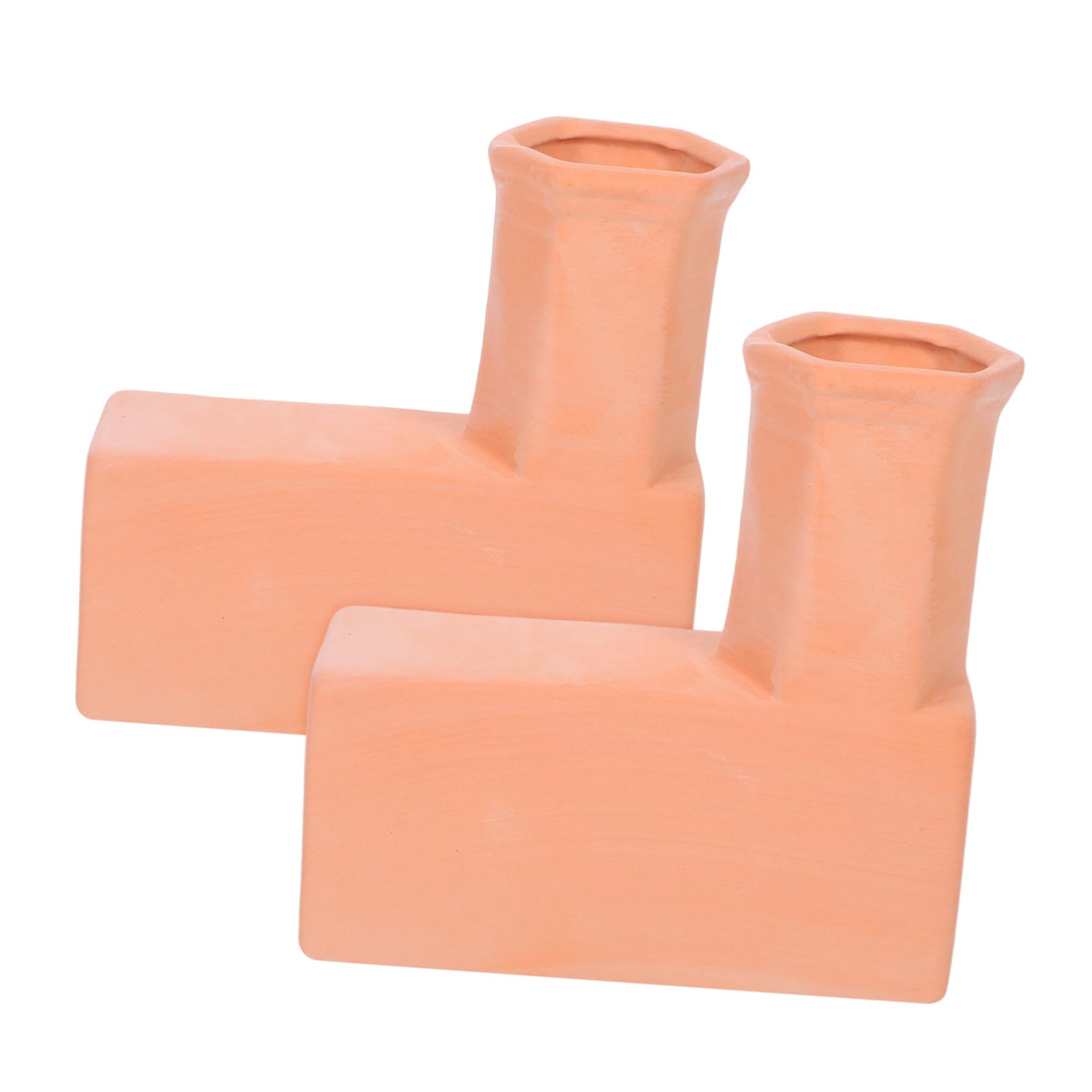 Picchetti Autoirriganti per Piante, 1 Coppia, Terracotta Marrone | Controllo Preciso Dell’acqua, per Spazi Verdi Interni ed Esterni, Aiuta a Mantenere L’umidità del Suolo