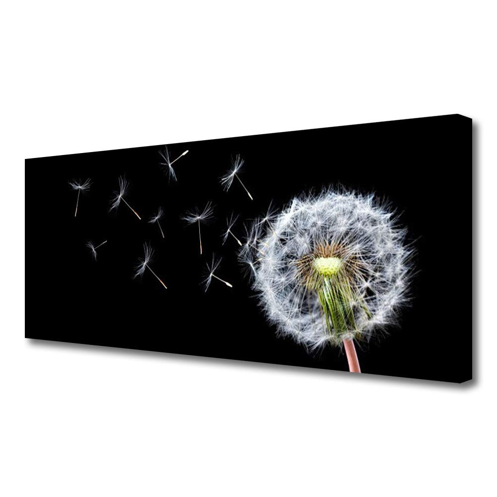 Impression sur toile 125x50cm Tulup pour illuminer le salon avec un tableau floral moderne