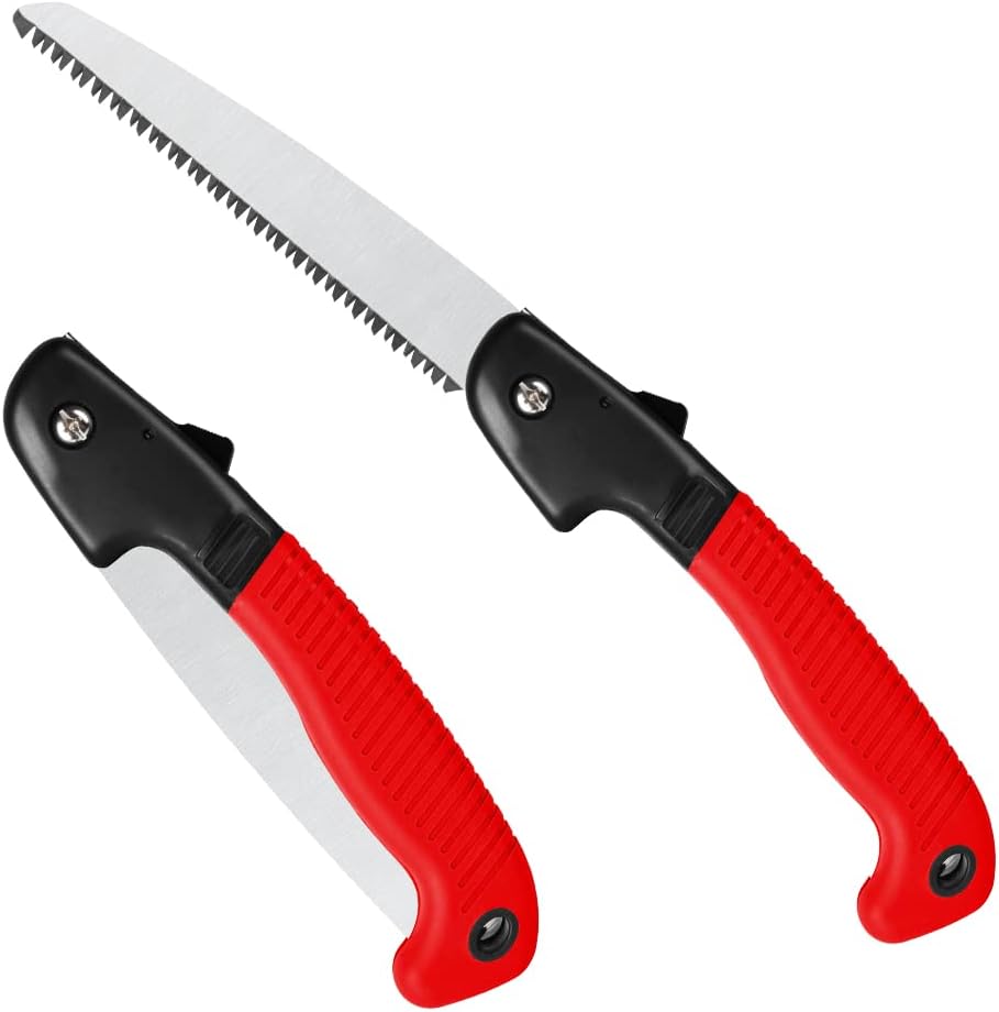 Gardtech Folding Saws, Hand Pruning Saws with 10" Razor Sharp Curved Blade, Camping Saws - Perfect for Pruning Trimming Trees Branches : Patio, Lawn & Garden