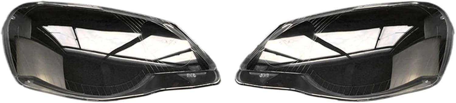 Lampshade Lamp Compatible for Volkswagen for VW for Polo 2006~2010 Plexiglass Front Headlamp Transparent Shell Masks Headlight Cover Lens(Right) (Left)