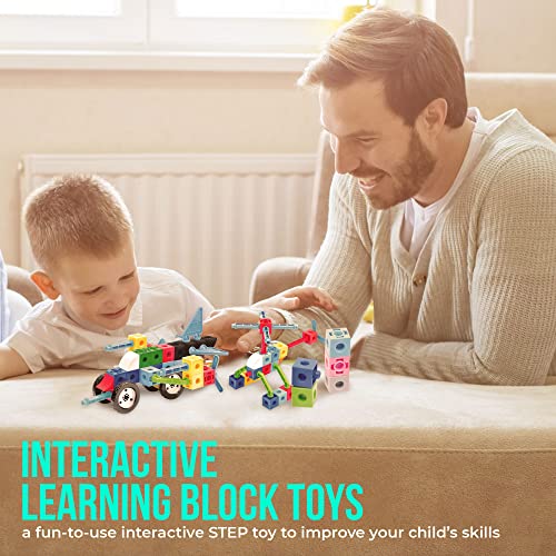 Kakatimes Stem Building Blocks Toys For Kids, Creativity Educational Diy Toy Kit For Toddlers, Constructions Toys For 6 7 8 Years Age Boys And Girls #TOP2