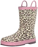 Western Chief Girls Waterproof Rain Boot, Rose Gold, 8 Toddler