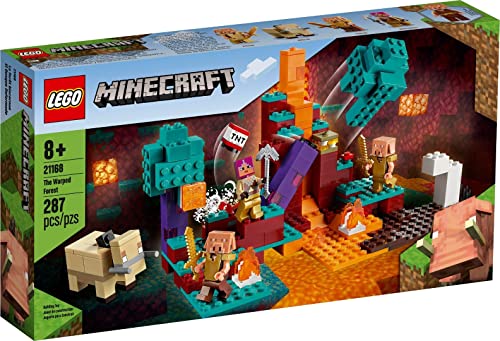 Image of LEGO Minecraft Warped Forest 21168 Toy Blocks|Present|Video Game|Boys|Girls|Ages 8 And Up|Multicolor