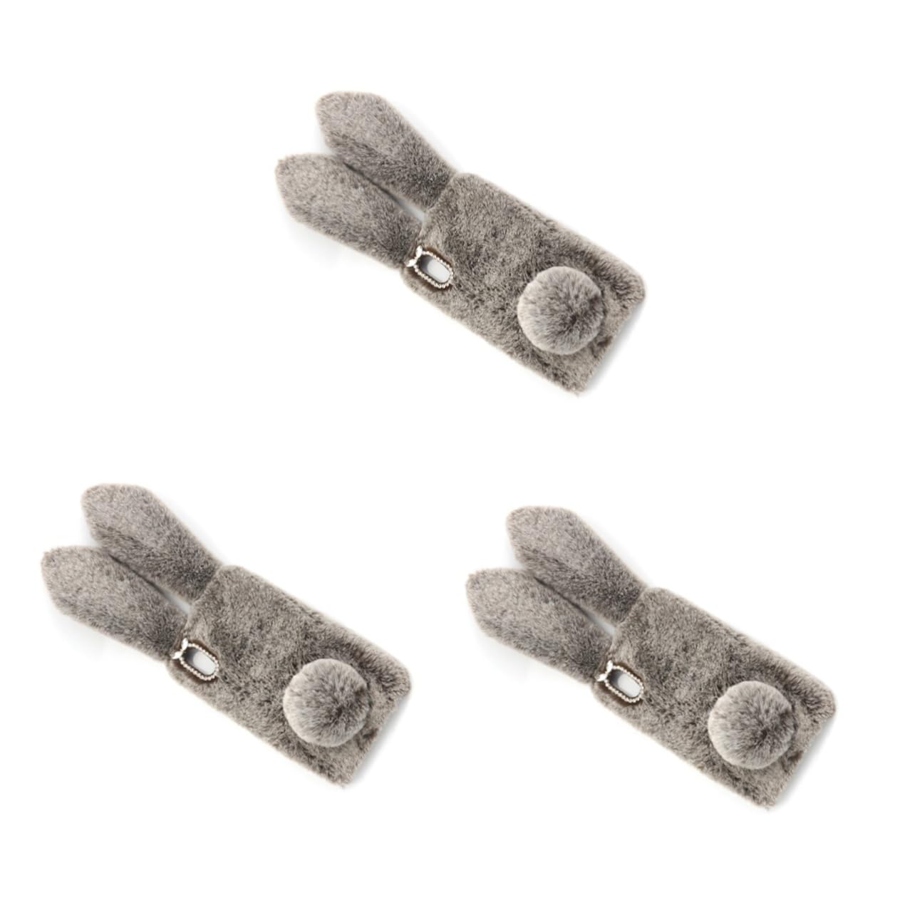 ibasenice 3stücke Mobile Shell Plüsch Hase Schutzhülle Für Herbst Winter Bequeme Und Warme Handytasche Aus Hochwertigem Plüsch Braun Stilvoller Schutz Mit Feiner Verarbeitung Und