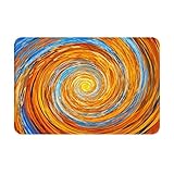  Paillasson de bienvenue avec portrait de bouledogue anglais mignon Tapis doux et confortable Tapis de bienvenue antidérapants pour la maison Cuisine Lavable Baignoire Tapis de douche Décoratif 16 * 24