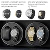 TIMECUBE Watch Winder for 6 Automatic Watches with LED Light and 15 Winding Programs