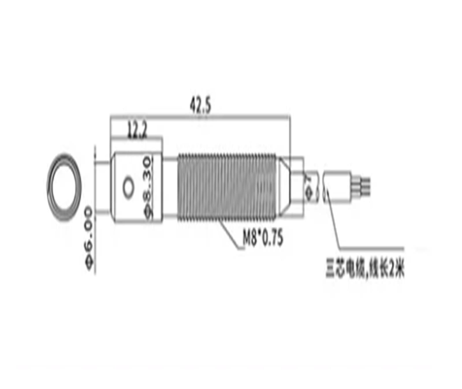 Sensor de medición distancia contacto LG-CM8P