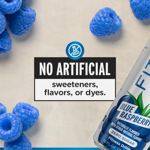 Image of FITAID Creatine Recovery Drink, Electrolytes, Zero Sugar, Blue Raz, 4pk