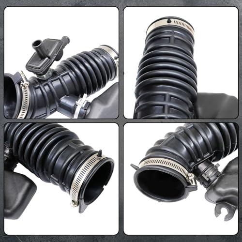 Image of SecosAutoparts 3.5L Engine Air Cleaner Intake Hose, Fit for Infiniti FX35 2009-2012, EX35 2008-2012, G35 2007-2008, Replace# 16576-1CB1A 16576-1CB0A, Front Left & Right Side