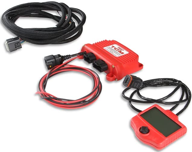 NEW MSD ATOMIC TRANSMISSION CONTROLLER,STAND ALONE,RED FINISH,COMPATIBLE WITH 4 SPEED AUTOMATIC TRANSMISSIONS