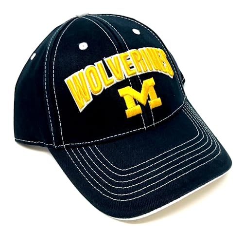 Gorra azul con visera curva ajustable miniatura 1