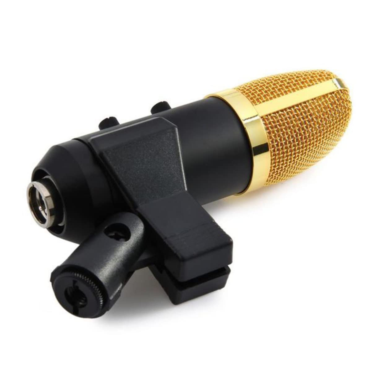 TOYANDONA USB Kondensatormikrofon mit Eingebautem Reverb Chip Surround Sound und Shock Bass für Heimgebrauch und Ktv Streaming Hohe Empfindlichkeit