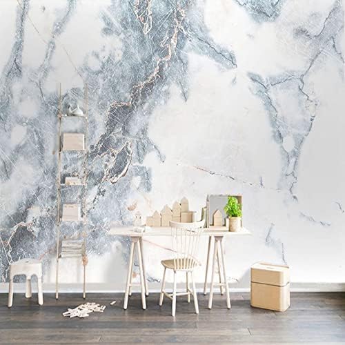 Papier peint 3D marbre pour masquer les murs ternes et agrandir votre salon