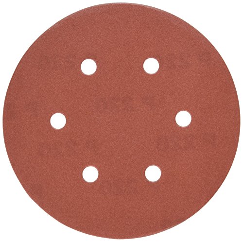 PORTER-CABLE 736602225 6-Inch 6-Hole Hook and Loop 220 Grit Sanding Discs (25-Pack)