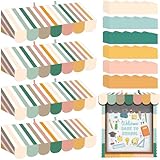 TaoBary 4 Pcs Circus 3D Awning Decorations and 59 ft Bulletin Board Border Trim for Classroom Back to School Supplies Carnival Circus Party Favors Decor for Lemonade Stand(Green and Yellow)