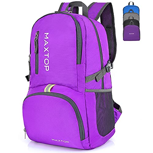 MAXTOP 50L Ultra Lightweight Packable Backpack With Wet Pocket Foldable Rucksack Water Resistent For Men Women Outdoor Camping Hiking Travel Daypack Handy Durable Gifts For Men Women