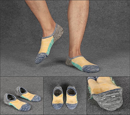 Mens No Show Socks Non Slip Low Cut Invisible Casual Ankle Cotton Socks Liner4