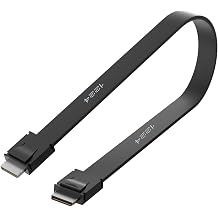 RGEEK Oculink SFF-8611 4i Male Cable, Supports PCIe 4.0 x4 16GT/s and SAS 4.0 24 Gbps, Ultra-Thin Flexible Riser for Oculink eGPU, onexGPU, Mini PC, External GPU Graphics Cards and Laptops, Console