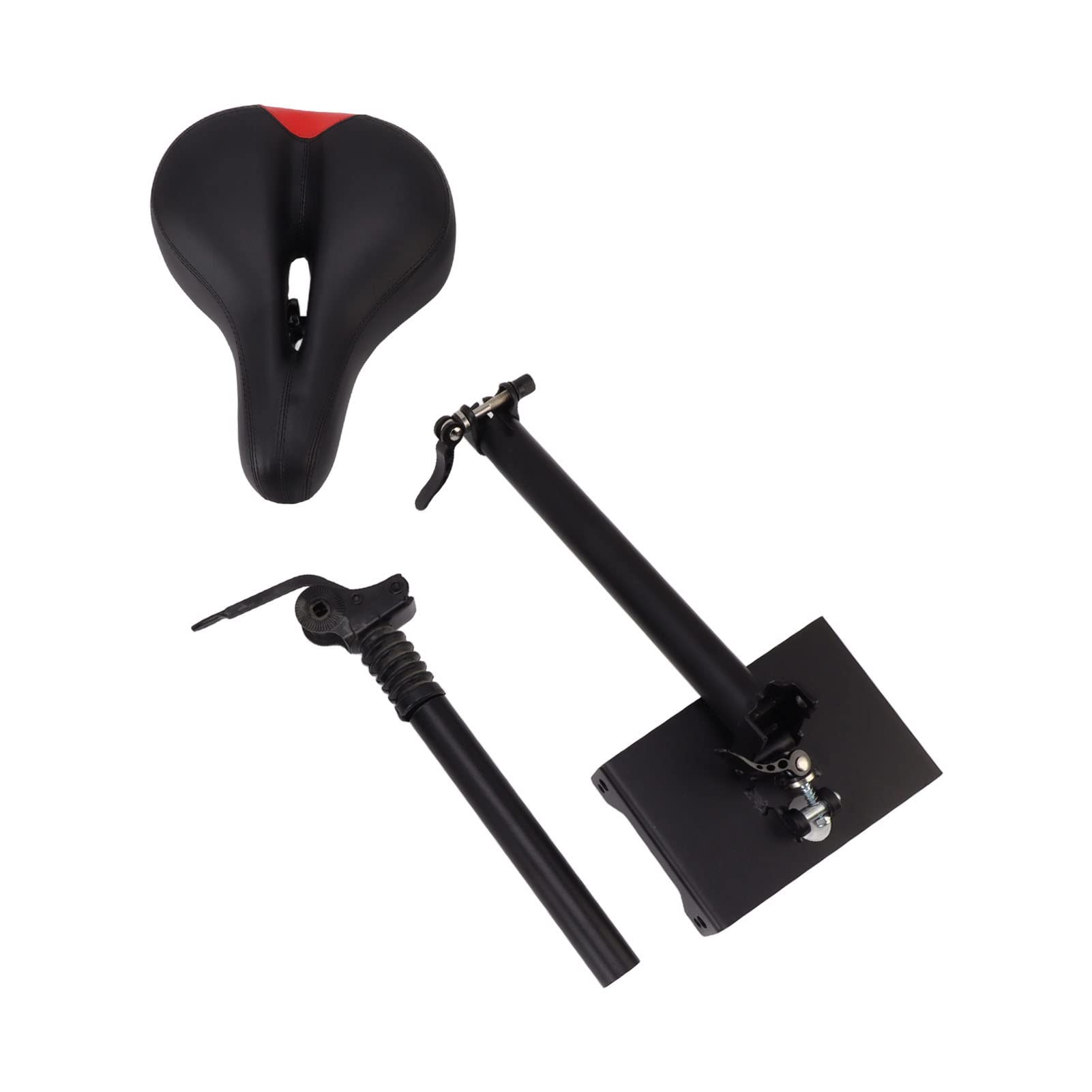 Akozon Sella per Monopattino G30 Doppio Ammortizzatore Regolabile | Cuscino Pieghevole in Materiale Resistente, Design Ergonomico Doppio ammortizzatore, Compatibile con