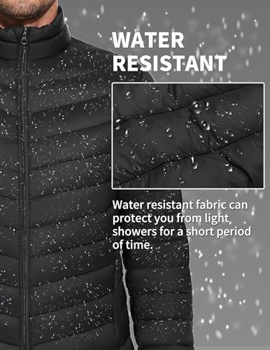 Coofandy Mens Puffer Jacket Packable Winter Jackets Lightweight Puffy Coat With Zippered Pockets thumb #4