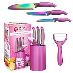 Kids Pink Knife Set