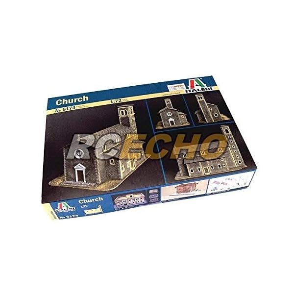 RCECHO® ITALERI Military Model 1/72 Accessories Church Scale Hobby 6174 T6174 with 174; Full Version Apps Edition