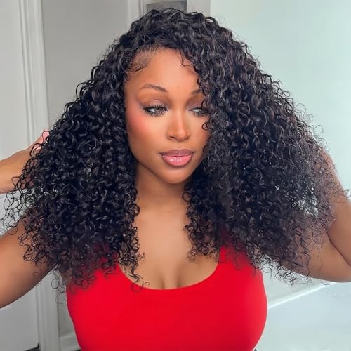 Vivilook Water Wave Human Hair Bundles with 5x5 Closure, (12