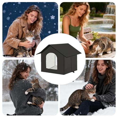 Petit lit imperméable et chaud pour chat et chiot en hiver - 6