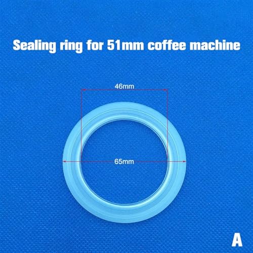 51/58mm White Silicone Sealing Ring for Coffee Machine Handle