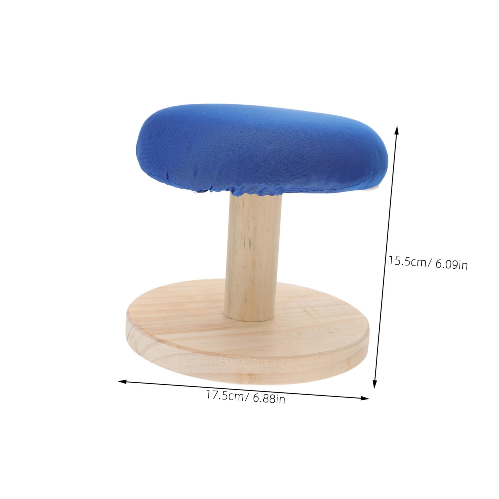Taburete para Planchar Madera Gruesa Base Estable Soporte Práctico para Ropa con Curva para Cuellos y Mangas Diseño Compacto Hogar
