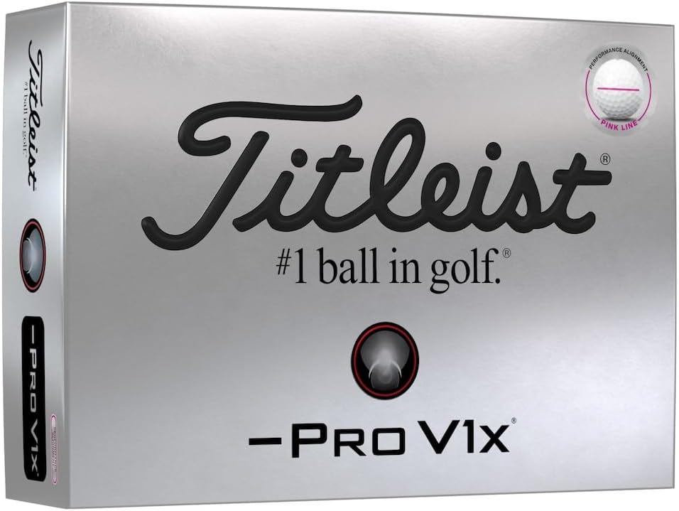 Ladies Pro V1x Left Dash Performance Alignment Golf Balls