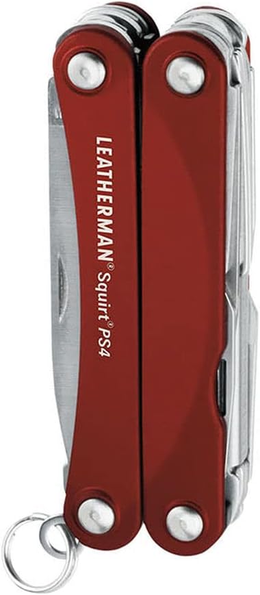 Leatherman Squirt PS4 Multitool, Red - 831226 (LT40/R)