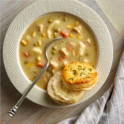 Image of Progresso Hearty Chicken Pot Pie Style with Dumplings Soup, Rich and Hearty Canned Soup, 18.5 oz (Pack of 4)