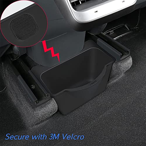 Fitev Tesla Model Y 2Nd Row Center Console Organizer Rear Seat Center Storage Box Tray Organizer Container For Model Y Interior Accessories 2023-2020 #TOP3