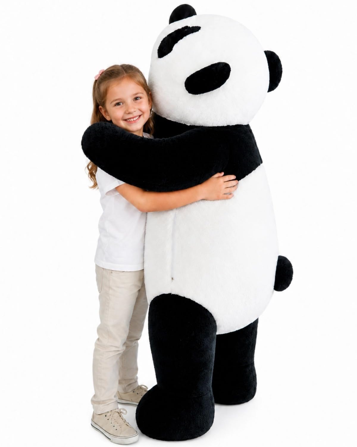 Peluche géante H-120Panda l'ours XL idéal pour de tendres câlins