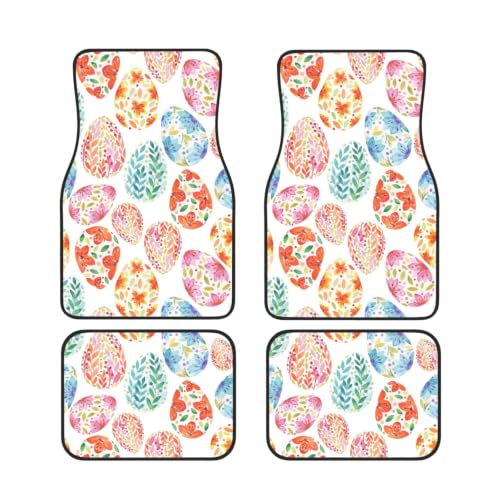 Alfombrillas de coche que evitan resbalones con diseño de neopreno de Pascua